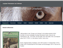 Tablet Screenshot of langhaarweimaraner.weebly.com