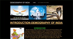 Desktop Screenshot of demographyofindia.weebly.com