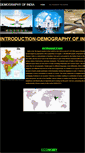 Mobile Screenshot of demographyofindia.weebly.com