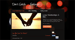 Desktop Screenshot of dontcatchfeelings.weebly.com