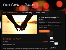 Tablet Screenshot of dontcatchfeelings.weebly.com