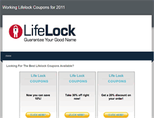 Tablet Screenshot of lifelockcoupons.weebly.com
