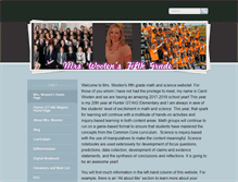 Tablet Screenshot of carolwooten.weebly.com
