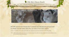 Desktop Screenshot of elliemaysbunnyranch.weebly.com