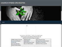 Tablet Screenshot of churchhymnsorchestra.weebly.com