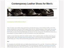 Tablet Screenshot of contemporaryshoes.weebly.com