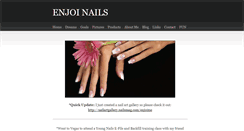 Desktop Screenshot of enjoinails.weebly.com