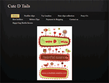 Tablet Screenshot of cutedtails.weebly.com