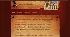 Desktop Screenshot of heathbrothersinc.weebly.com