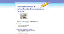 Desktop Screenshot of elamlanguagearts.weebly.com