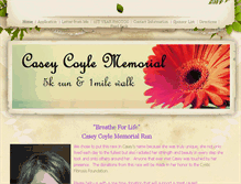 Tablet Screenshot of caseycoyle5k.weebly.com