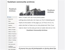 Tablet Screenshot of foulshamarchives.weebly.com