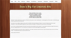 Desktop Screenshot of davesbigfatlimericksite.weebly.com