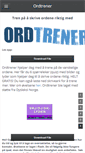Mobile Screenshot of ordtrener.weebly.com