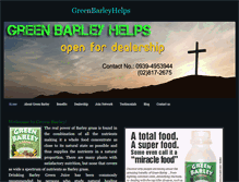 Tablet Screenshot of greenbarleyhelps.weebly.com