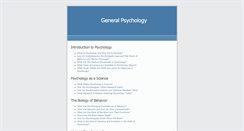Desktop Screenshot of general-psychology.weebly.com