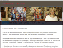 Tablet Screenshot of christine-guillon.weebly.com