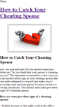 Mobile Screenshot of catch-ur-cheating-spouse.weebly.com