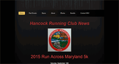 Desktop Screenshot of hancockrunningclub.weebly.com