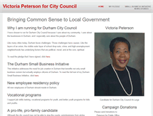 Tablet Screenshot of petersonforpublicoffice.weebly.com