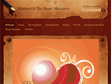 Tablet Screenshot of mattersoftheheartministries.weebly.com