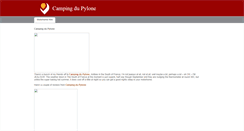 Desktop Screenshot of campingdupylone.weebly.com