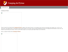 Tablet Screenshot of campingdupylone.weebly.com