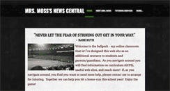 Desktop Screenshot of mrsmossnewscentral.weebly.com