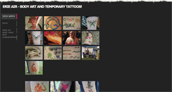 Desktop Screenshot of erieairbrushtattoo.weebly.com