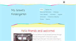 Desktop Screenshot of msgravelskindergarten.weebly.com