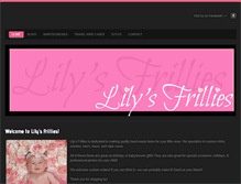 Tablet Screenshot of lilysfrillies.weebly.com