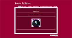 Desktop Screenshot of dragononhorses.weebly.com
