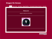 Tablet Screenshot of dragononhorses.weebly.com