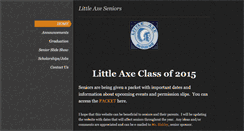 Desktop Screenshot of littleaxeseniors.weebly.com