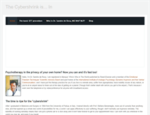 Tablet Screenshot of cybershrink69.weebly.com