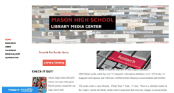 Desktop Screenshot of masonlibrary.weebly.com