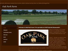 Tablet Screenshot of oakparkfarm.weebly.com