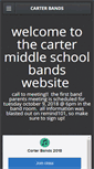 Mobile Screenshot of carterbands.weebly.com