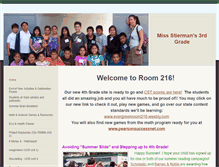 Tablet Screenshot of missstiermans3rdgrade.weebly.com