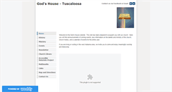Desktop Screenshot of godshousetuscaloosa.weebly.com