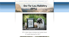 Desktop Screenshot of dotalourabbitry.weebly.com