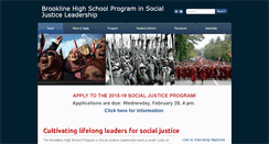 Desktop Screenshot of bhssocialjustice.weebly.com