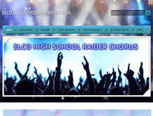 Tablet Screenshot of elcohschorus.weebly.com