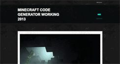 Desktop Screenshot of minecraftcodegen.weebly.com