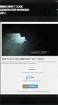 Mobile Screenshot of minecraftcodegen.weebly.com