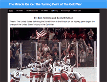 Tablet Screenshot of coldwarmiracle.weebly.com