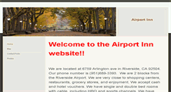 Desktop Screenshot of airportinn.weebly.com