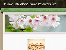 Tablet Screenshot of dr-umar-azam.weebly.com