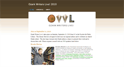 Desktop Screenshot of ozarkwriterslive.weebly.com