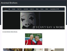 Tablet Screenshot of anointedbrothers.weebly.com